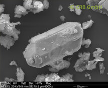 Idiomorpher Quarzkristall | © CRB Analyse Service GmbH